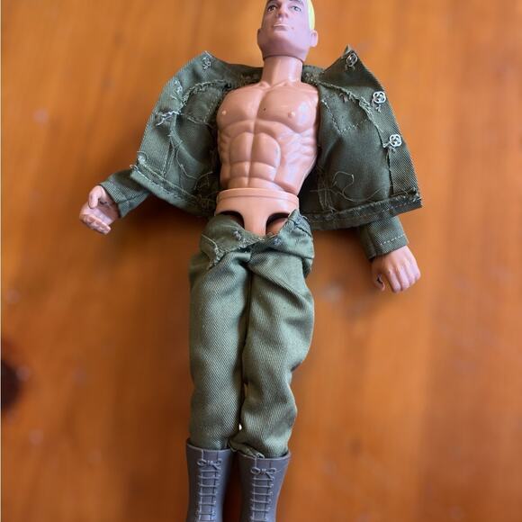 1994 Hasbro GI Joe Doll Blonde With Scar - Picture 4 of 6